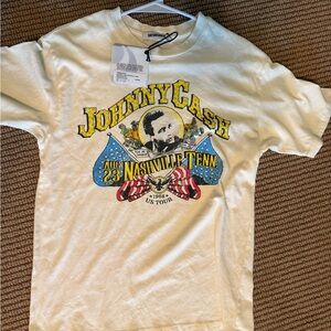 Daydreamer Johnny Cash Nashville Tee - Cream